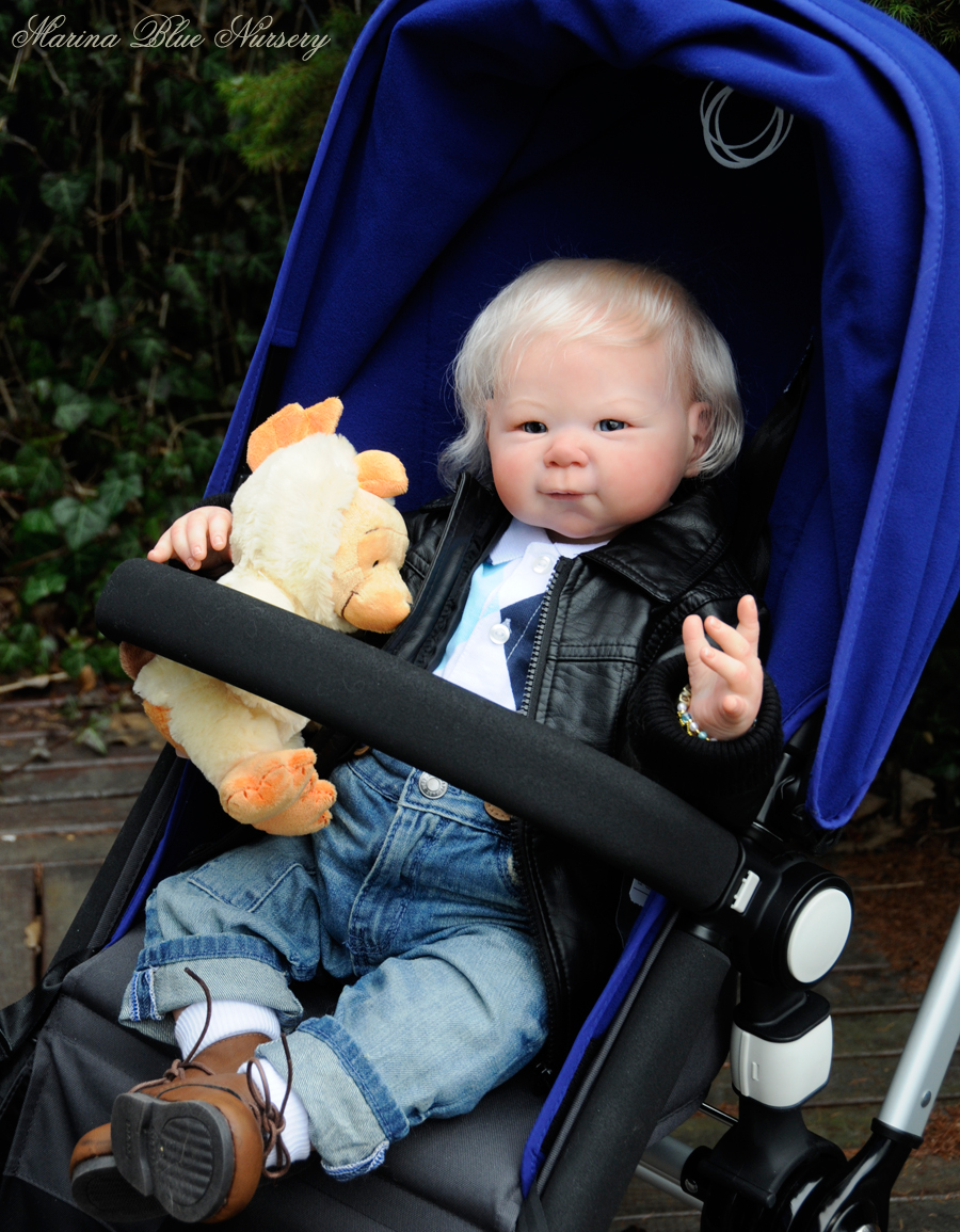 REBORN BABY TIMO ♥ SHAO BY ADRIE STOETE♥ BLOND BLUE EYED BOY 