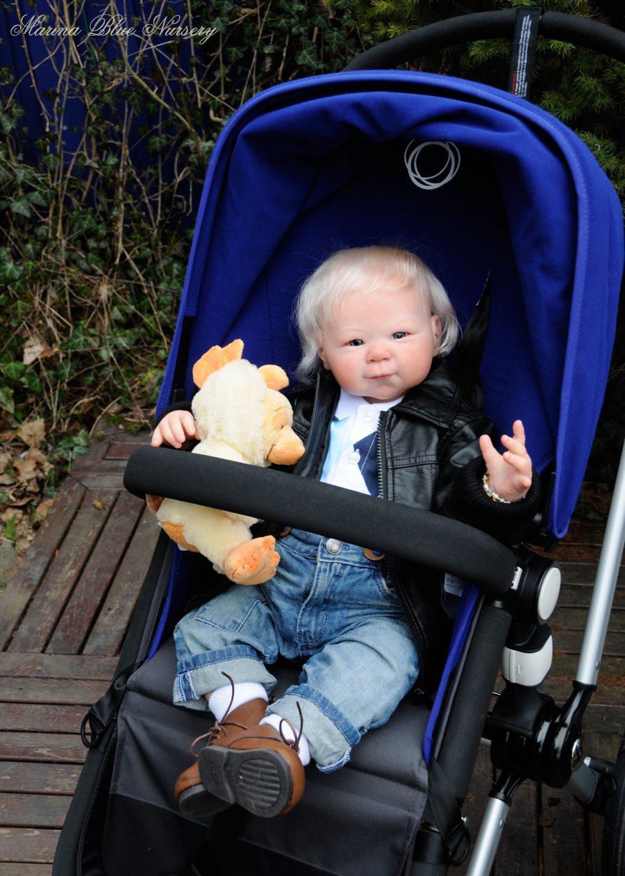 REBORN BABY TIMO ♥ SHAO BY ADRIE STOETE♥ BLOND BLUE EYED BOY 